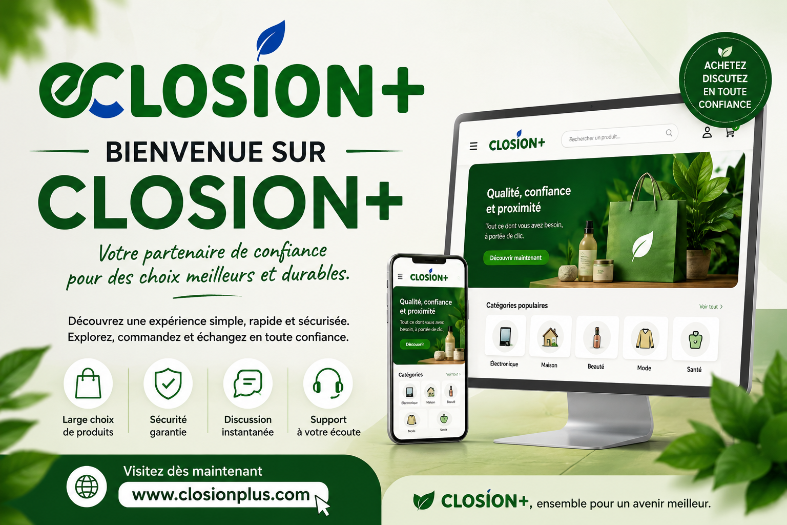 Bienvenue sur Eclosion+